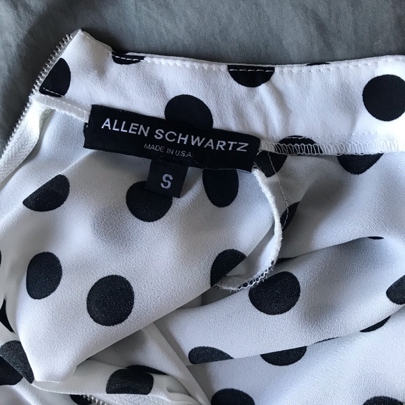 Allen Schwartz Polka Dots Top - Picture 3 of 6